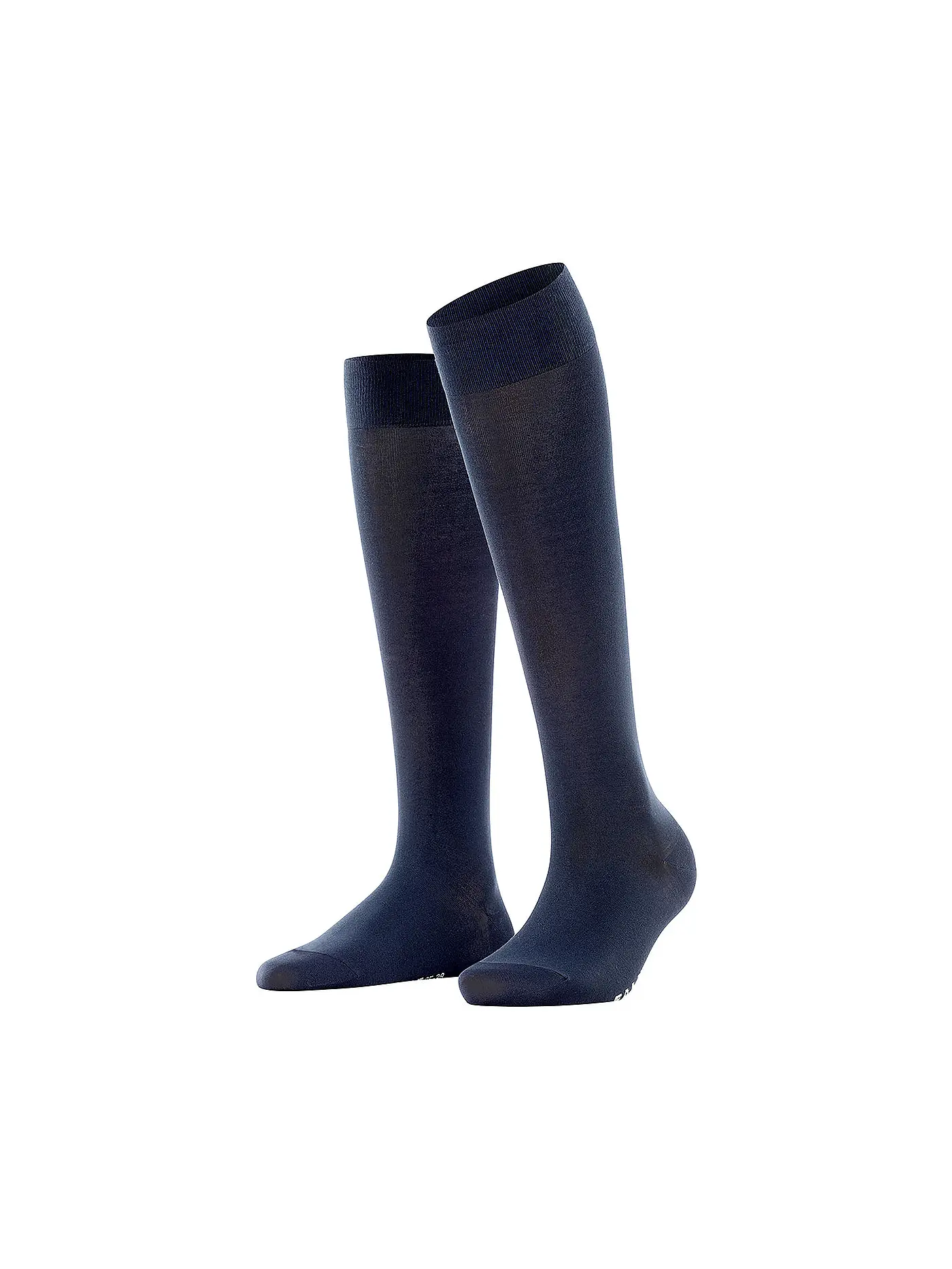 FALKE | Kniestrümpfe COTTON TOUCH dark navy | 